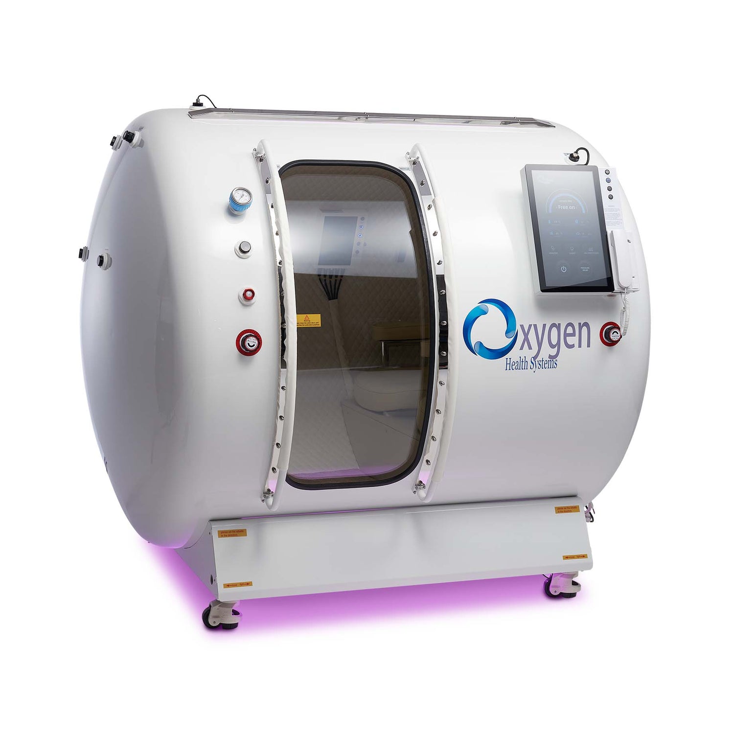 63-Inch Multiplace Hard Shell Hyperbaric Oxygen Chamber – 1.6 ATA