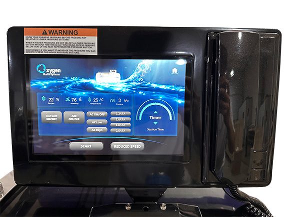 40-Inch Black Hard Shell Hyperbaric Oxygen Chamber – 2.0 ATA