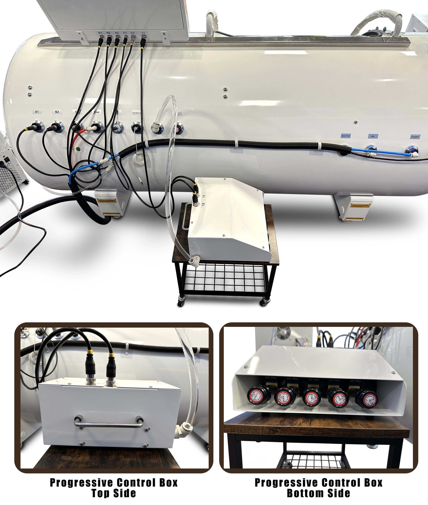 34-Inch Hard Shell Hyperbaric Oxygen Chamber – 2.0 ATA
