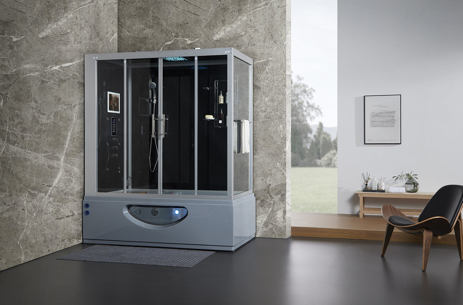 Catania Left Steam Shower