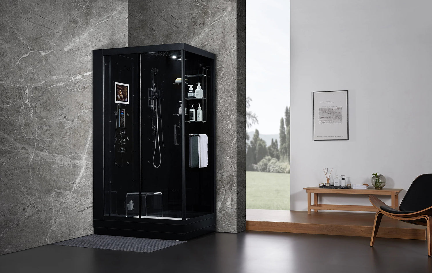 Platinum Lucca Left Steam Shower