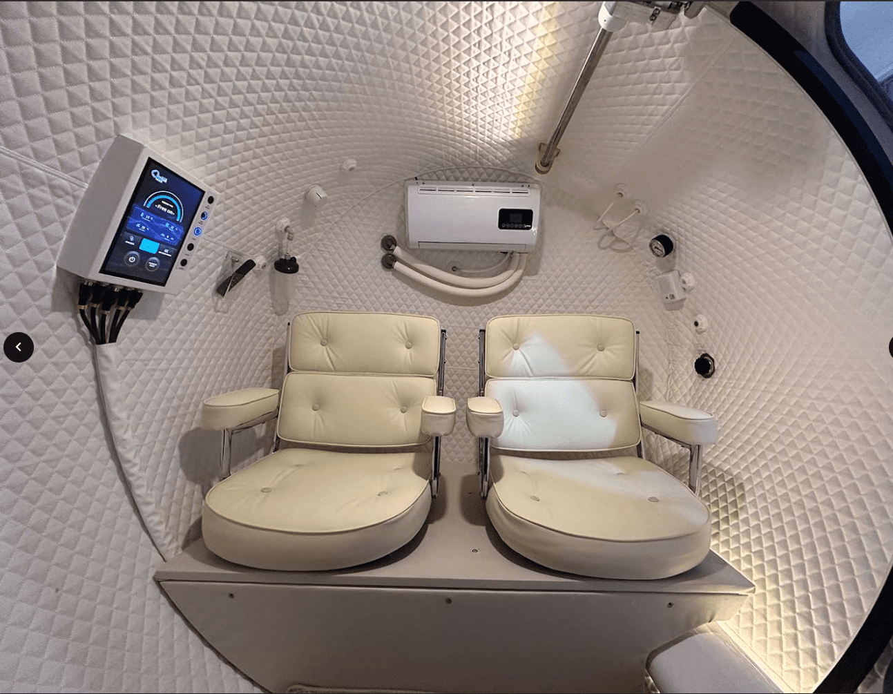 63-Inch Multiplace Hard Shell Hyperbaric Oxygen Chamber – 1.6 ATA