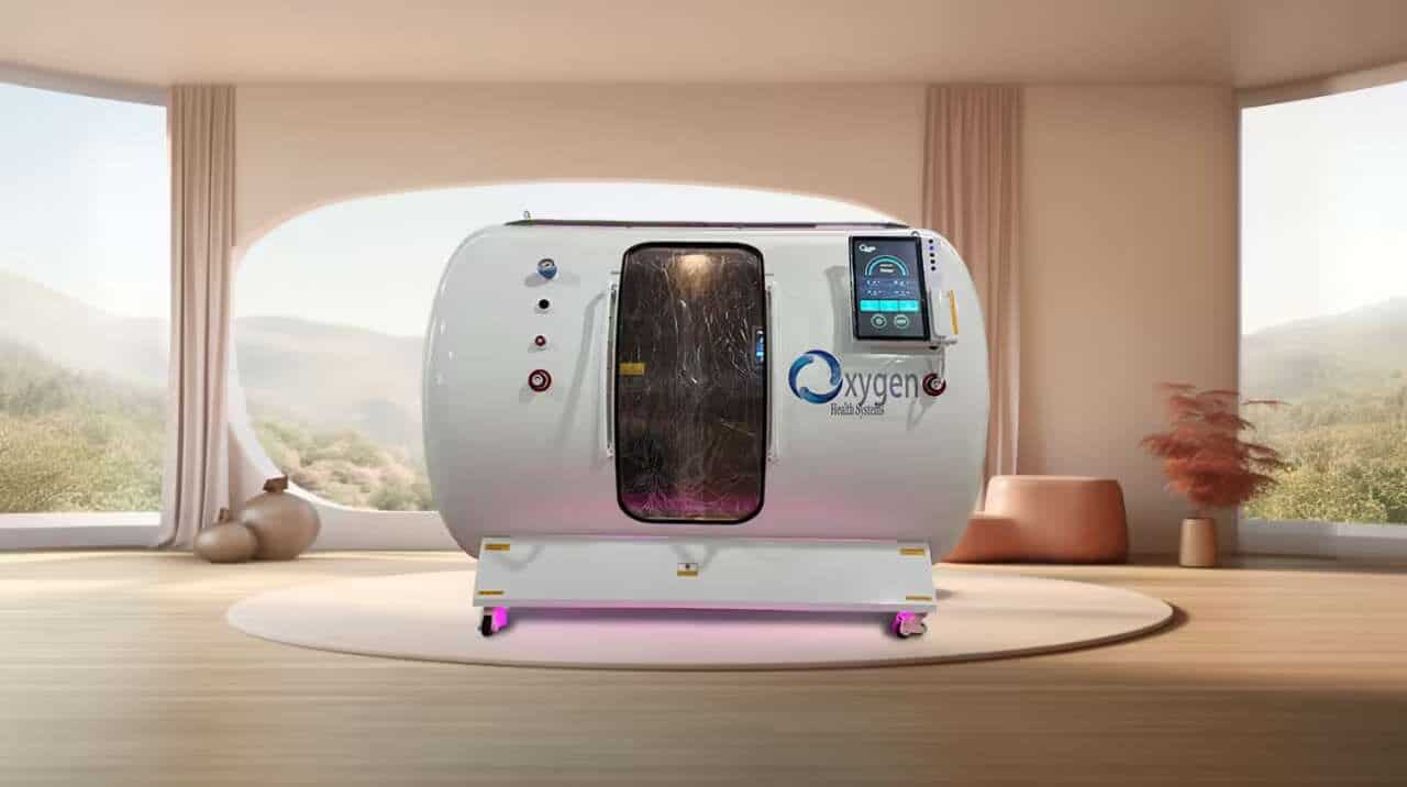 64×99-Inch Four-Person Hyperbaric Oxygen Chamber – 2.0 ATA Hard Shell