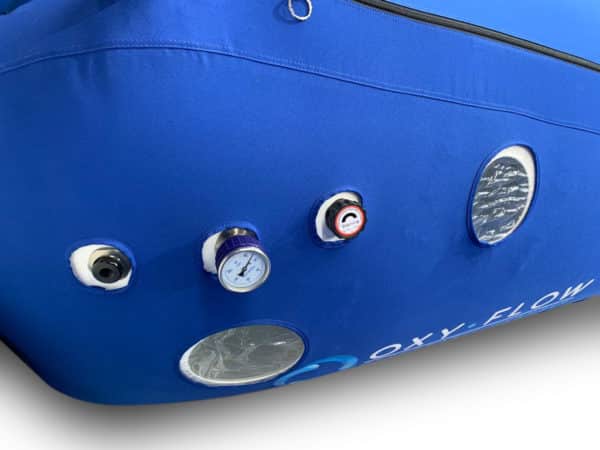 OxyFlow 88-Inch Sitting Soft Hyperbaric Oxygen Chamber – 1.4 ATA
