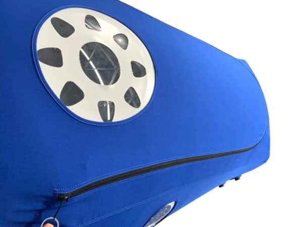 OxyFlow 88-Inch Sitting Soft Hyperbaric Oxygen Chamber – 1.4 ATA