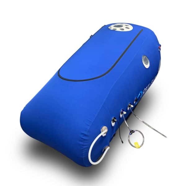 OxyFlow 88-Inch Sitting Soft Hyperbaric Oxygen Chamber – 1.4 ATA