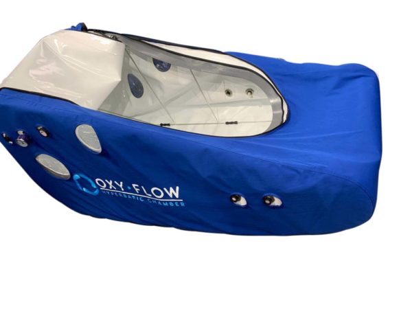 OxyFlow 88-Inch Sitting Soft Hyperbaric Oxygen Chamber – 1.4 ATA