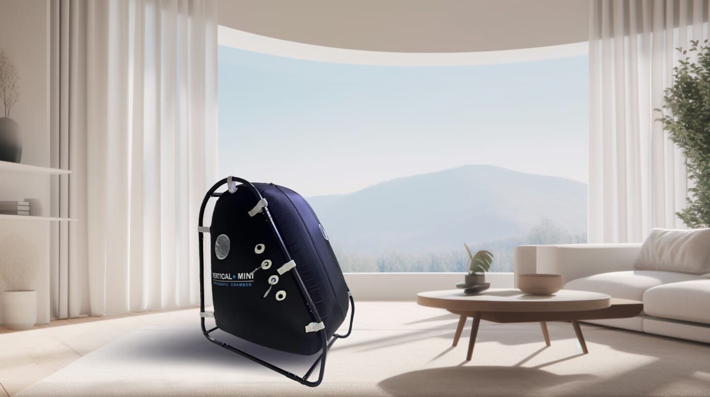 Vertical Mini Ultra Hyperbaric Oxygen Chamber – 1.4 ATA
