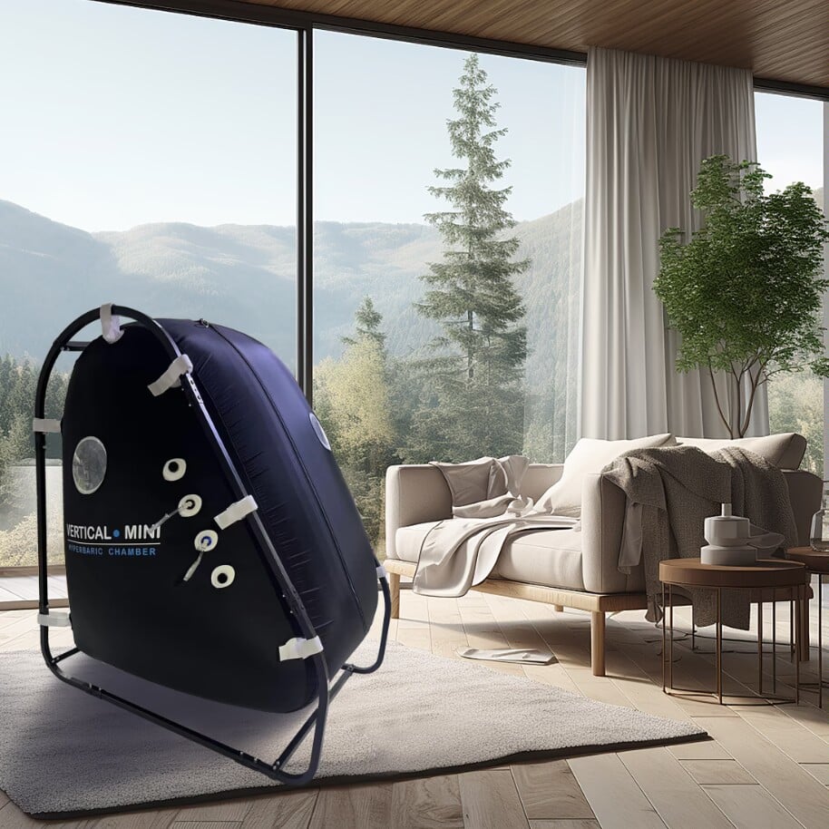 Vertical Mini Ultra Hyperbaric Oxygen Chamber – 1.4 ATA