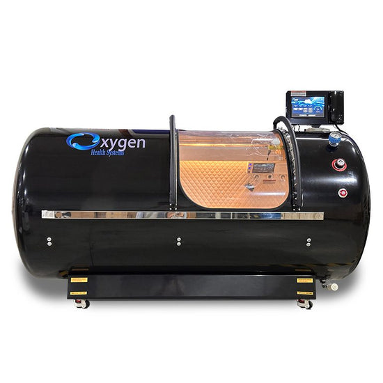 40-Inch Black Hard Shell Hyperbaric Oxygen Chamber – 2.0 ATA