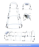 32-Inch Hyperbaric Oxygen Chamber with Air Conditioning – 1.4 ATA