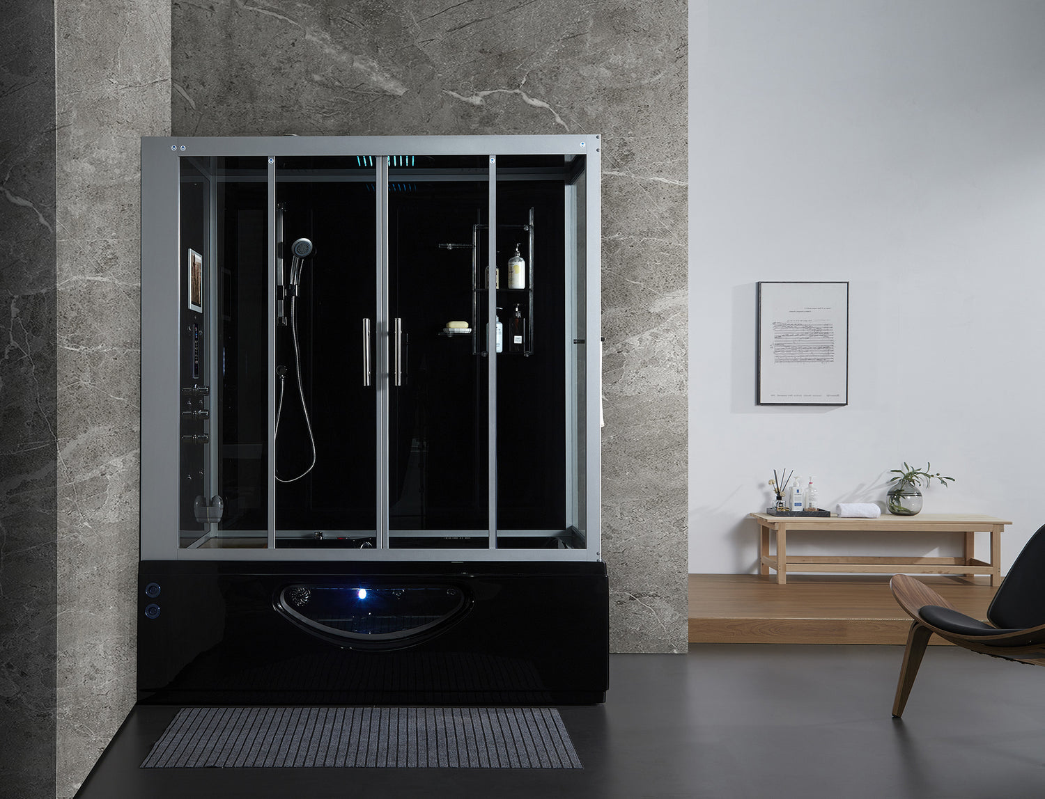 Catania Left Steam Shower