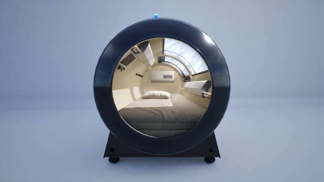"Elite Ultra 2 Hyperbaric Oxygen Chamber Hard Shell 2.0 ATA"
