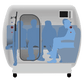 63-Inch Multiplace Hard Shell Hyperbaric Oxygen Chamber – 1.6 ATA