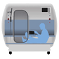 63-Inch Multiplace Hard Shell Hyperbaric Oxygen Chamber – 1.6 ATA